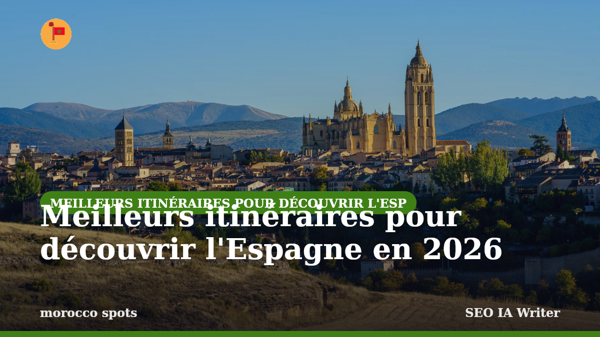 Meilleurs itinéraires pour découvrir l'Espagne en 2026